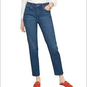 Talbots Petite Flawless High-Waist Modern Ankle Jeans, 6P, Like New